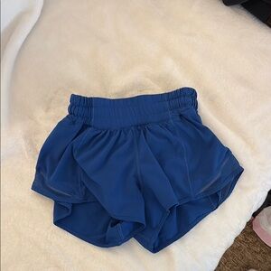 Blue lululemon athletic shorts